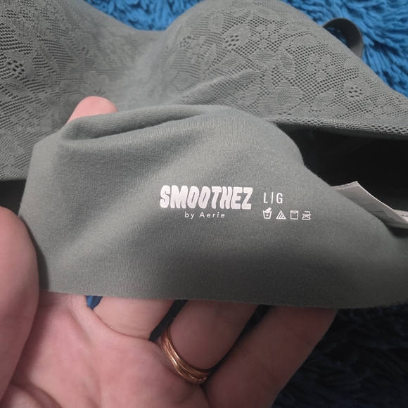 Aerie Smoothiez Lace Bra-ish Wireless Bralette Size Large - Picture 8 of 12